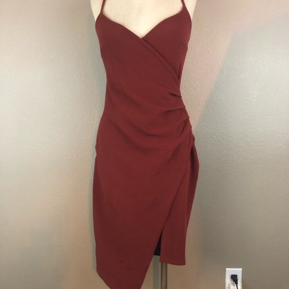 Pretty Little Thing Strappy Asymmetrical Dress 14